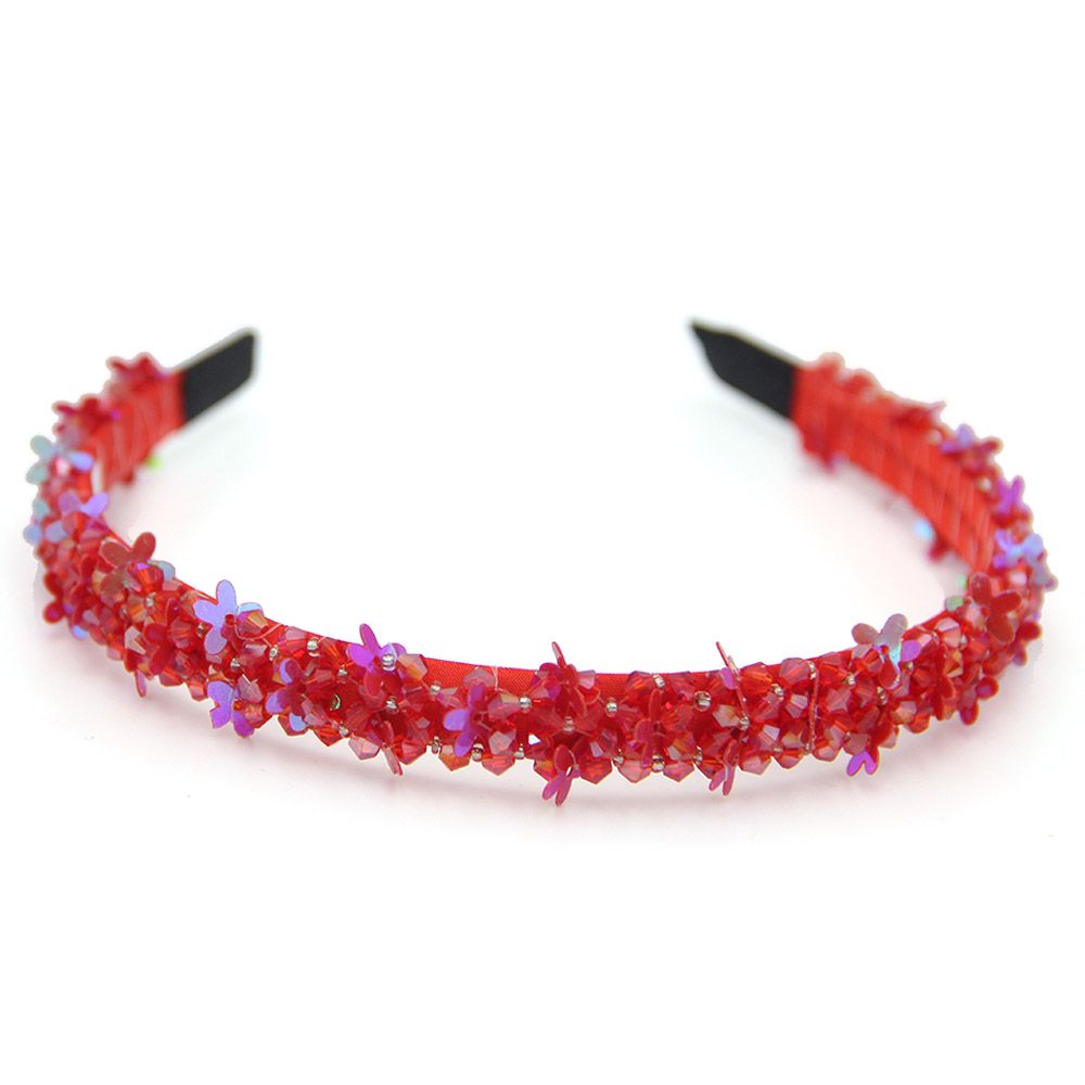 D' Daniela - Girls Anna Butterfly Headband - Red