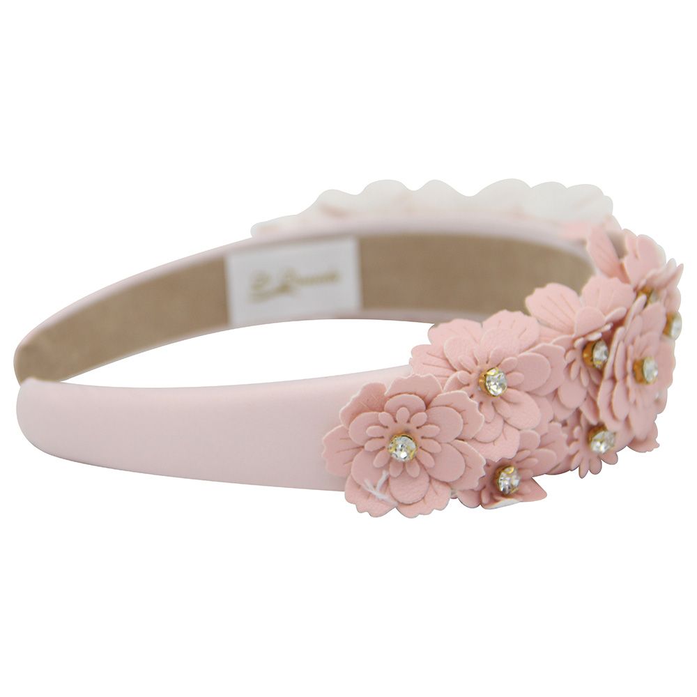 D' Daniela - Girls Camomile Headband - Baby Pink