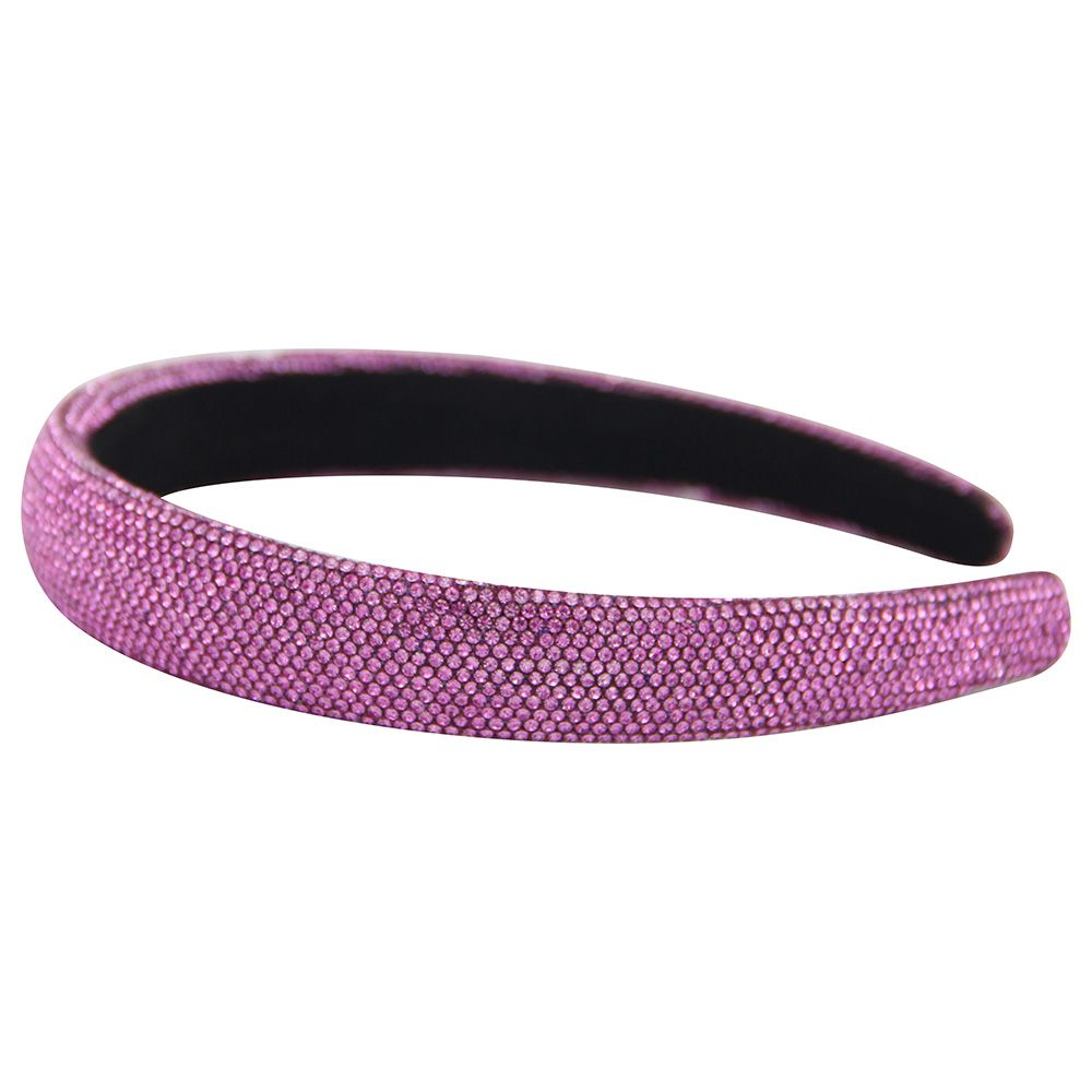 D' Daniela - Girls Emelly Headband - Purple Glittery