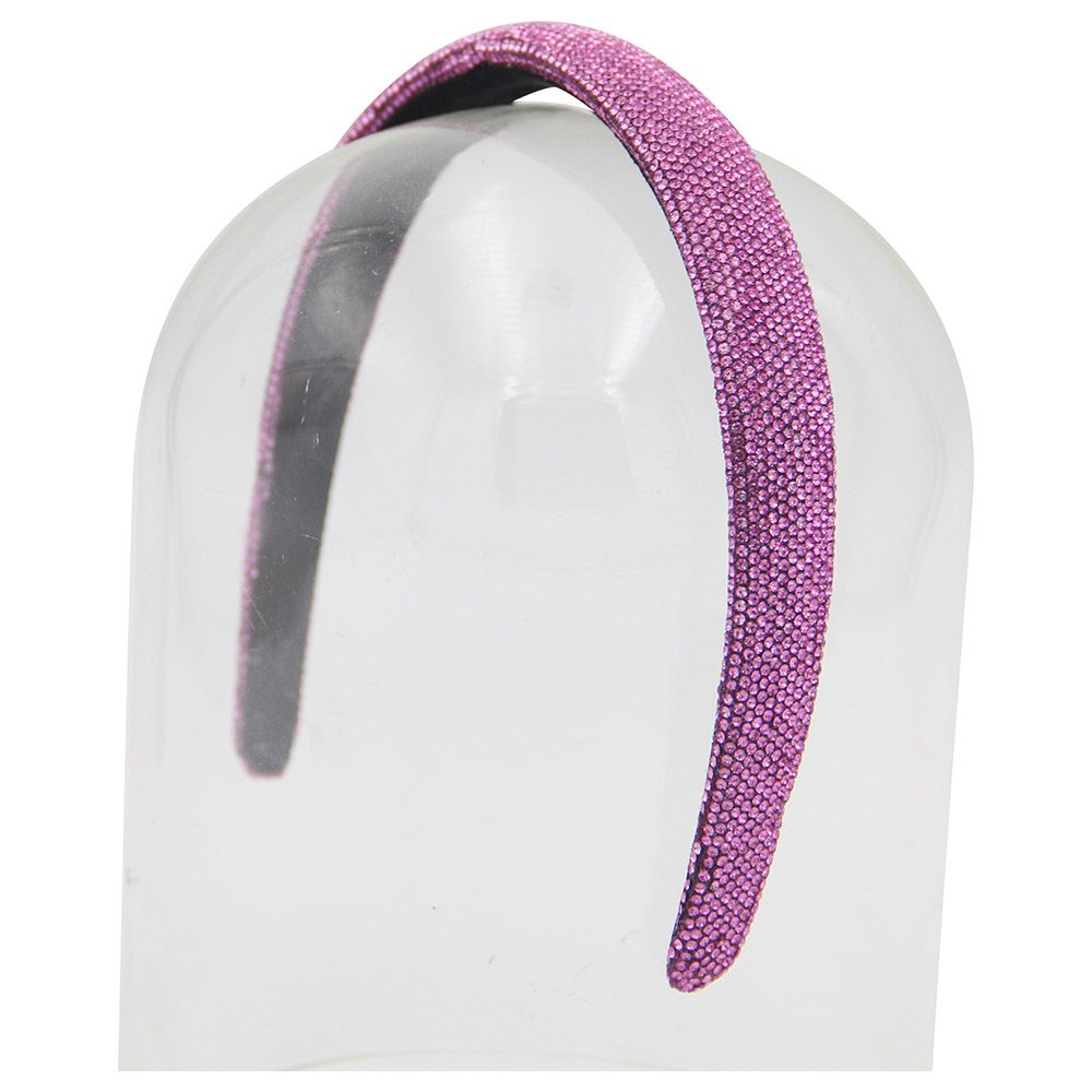 D' Daniela - Girls Emelly Headband - Purple Glittery