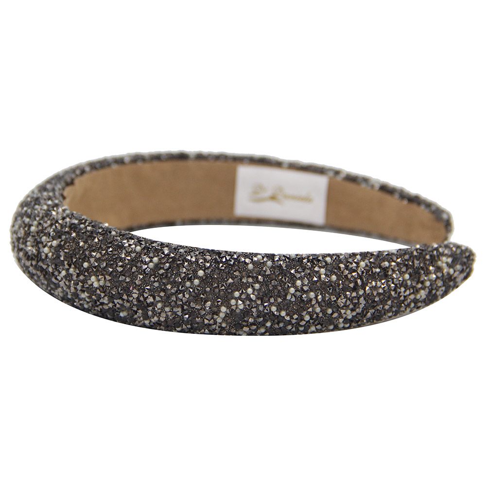 D' Daniela - Girls Retro Headband - Grey