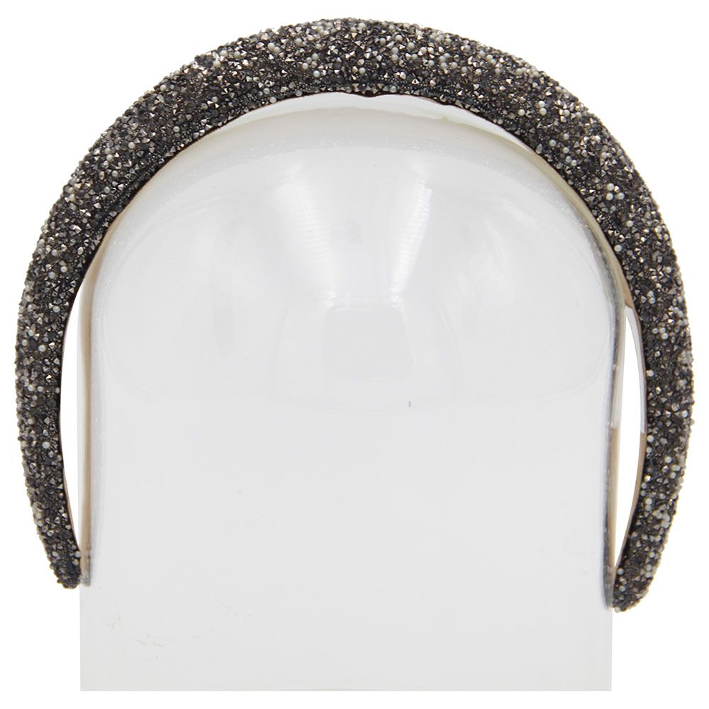 D' Daniela - Girls Retro Headband - Grey