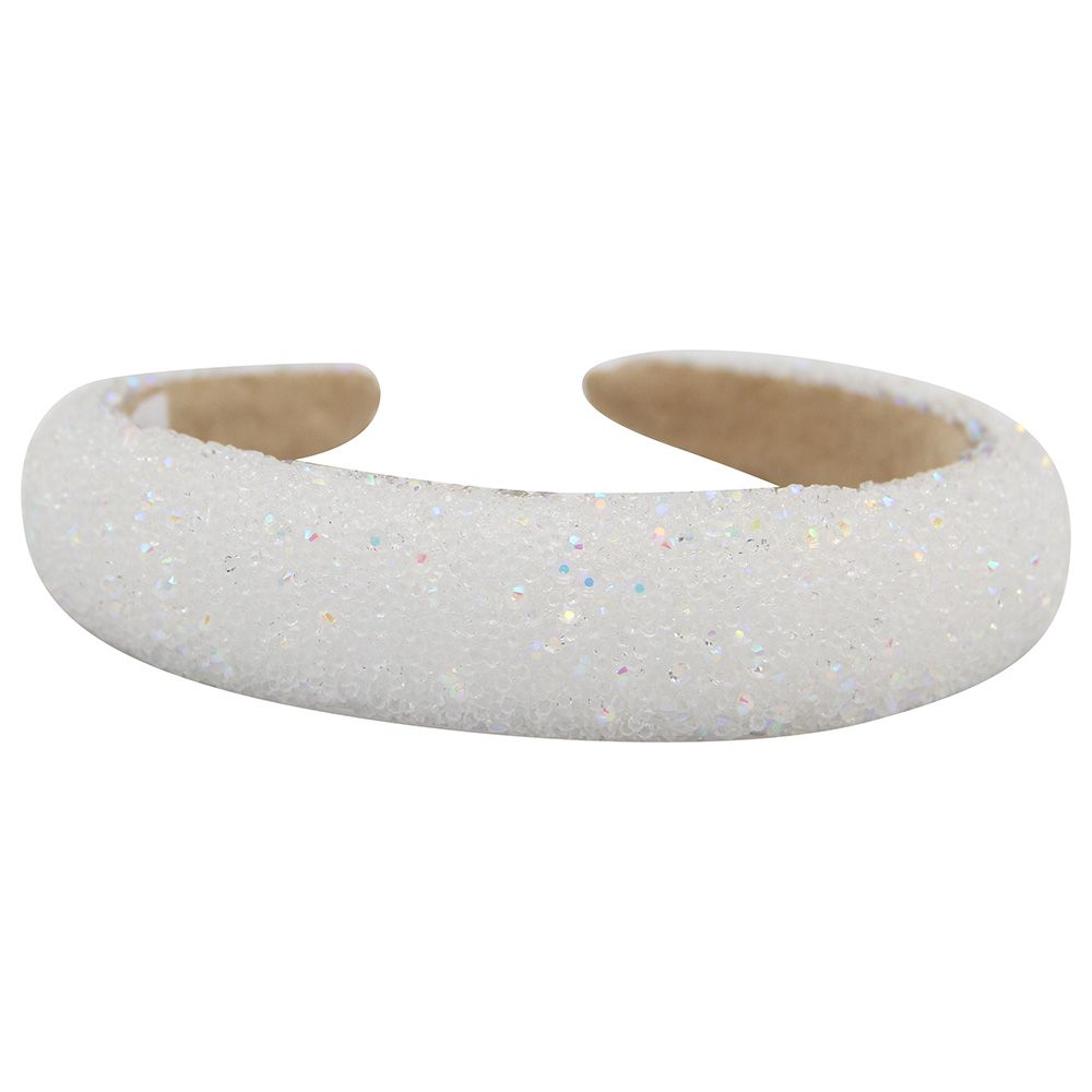 D' Daniela - Girls Retro Headband - White