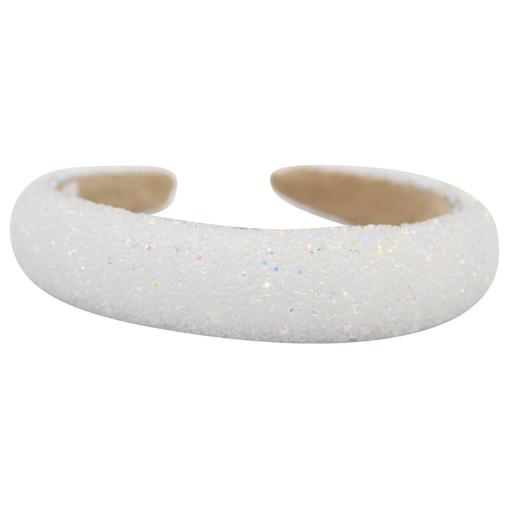 D' Daniela - Girls Retro Headband - White