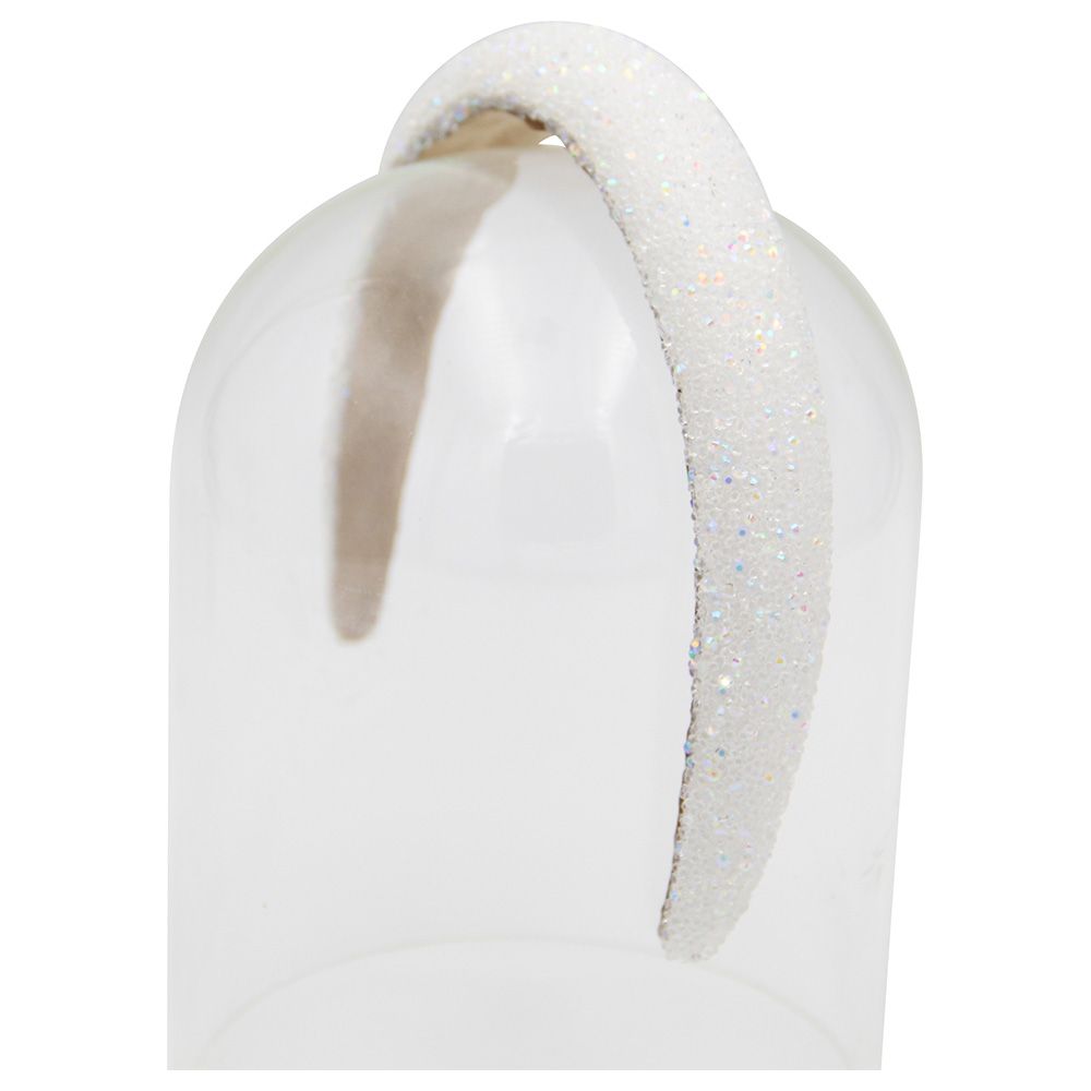 D' Daniela - Girls Retro Headband - White