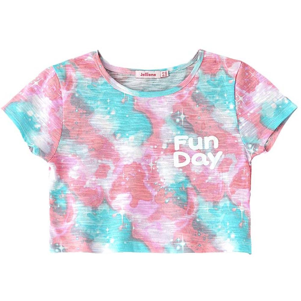 Jelliene - Girl's Tie-Dye Printed T-Shirt