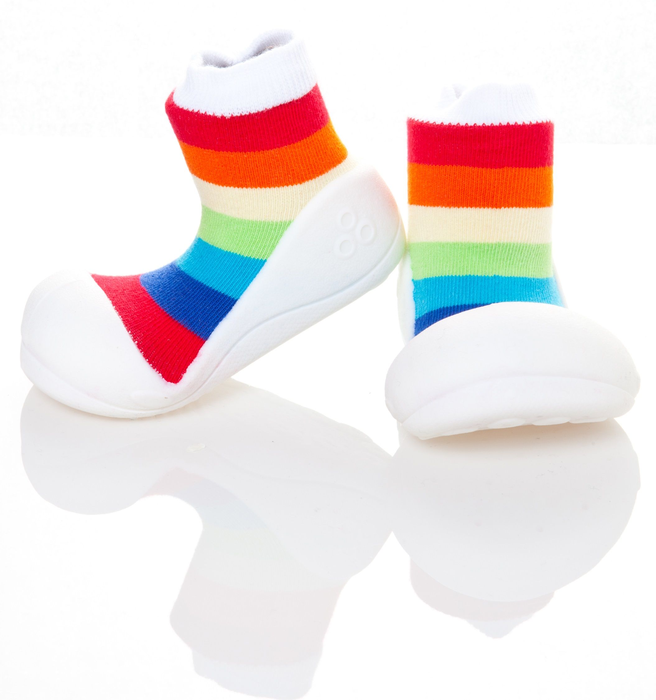 Attipas Sneakers Rainbow White