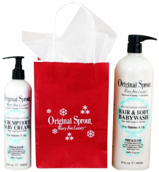 Original Sprout Holiday Kit - (Hair & Body 33 Oz + Scrumptious 12 Oz)