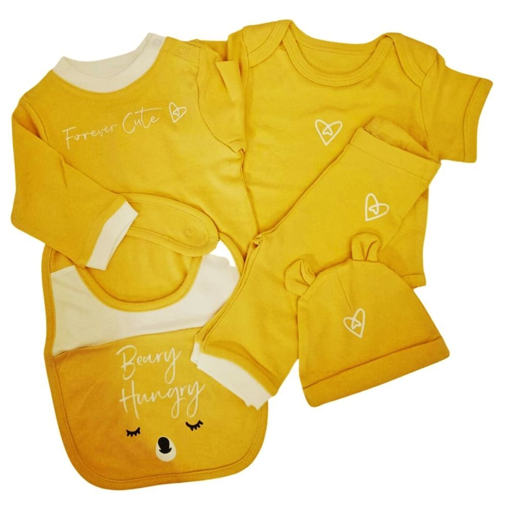 Forever Cute - 5pc-Set - Value Baby Gift Set - Peach