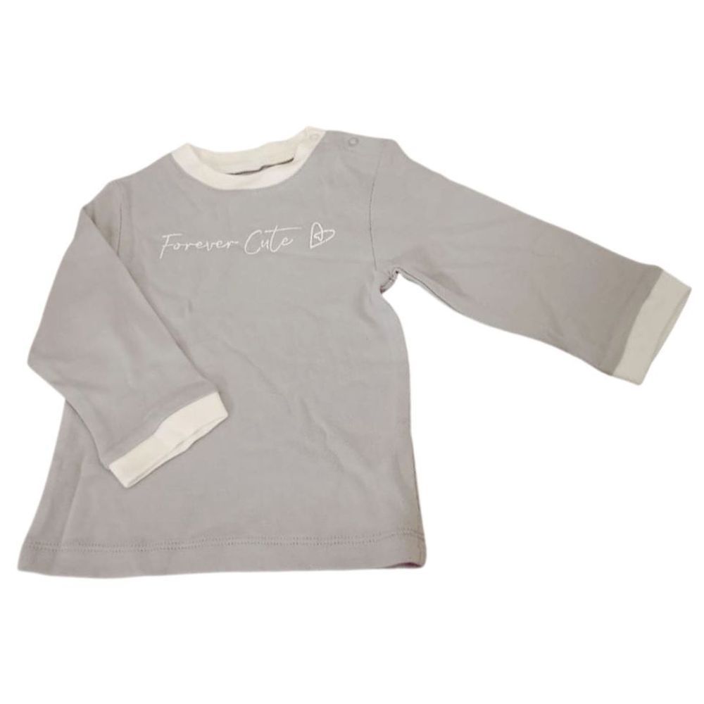 Forever Cute - Pyjama Top - Grey