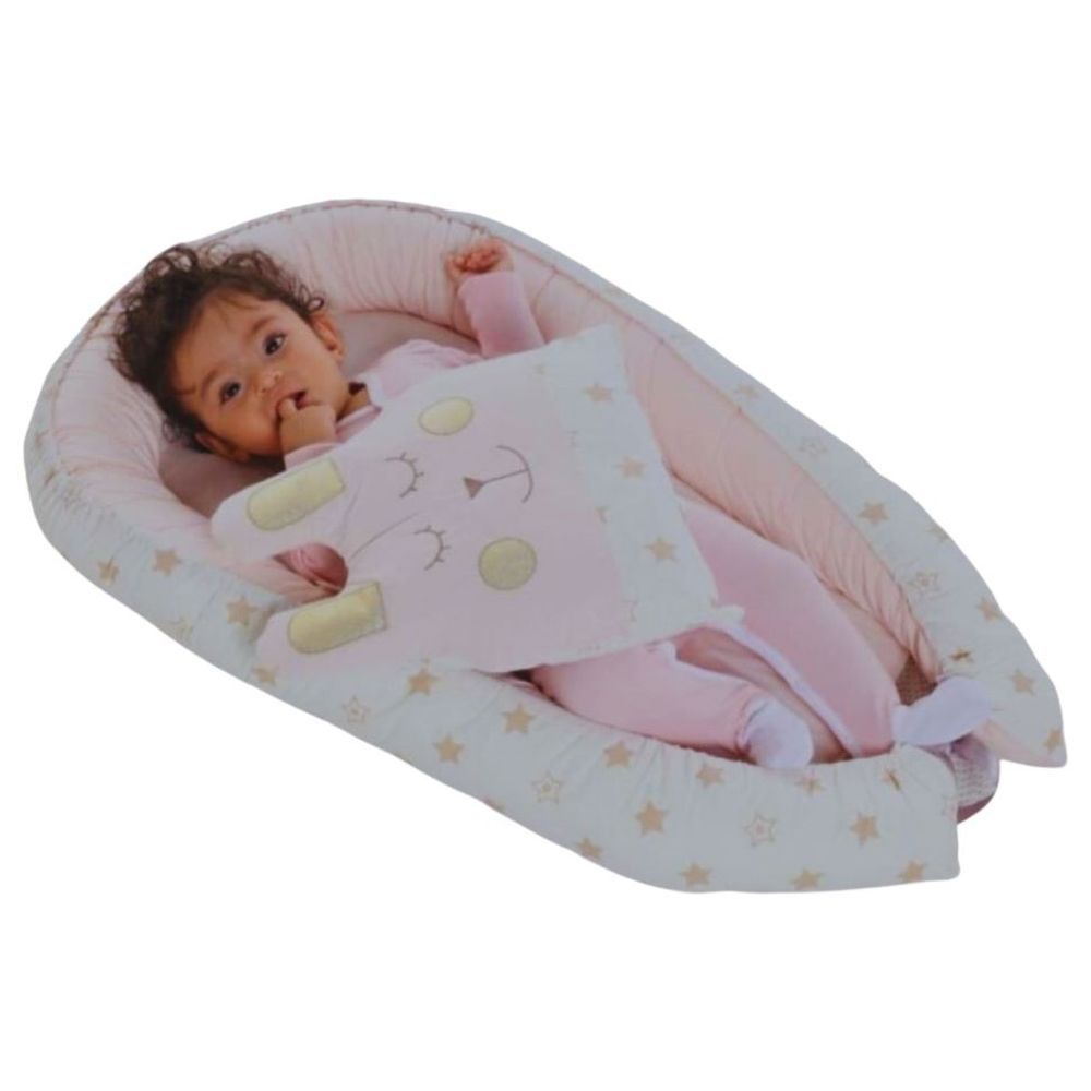 Forever Cute - Newborn Bed With Pillow - Pink