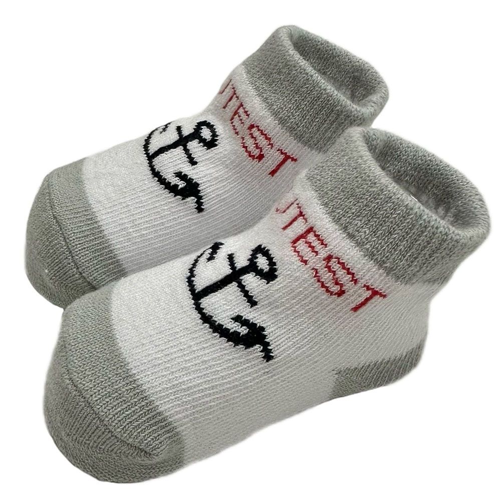 Smart Baby - 3pc-Set - Baby Boy Socks  - Red/White