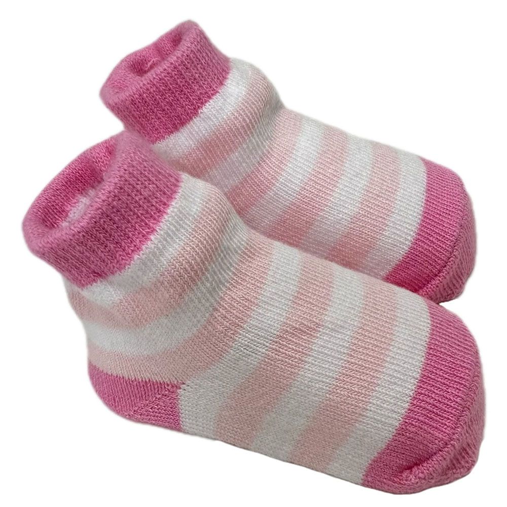 Smart Baby - 3pc-Set - Baby Girl Socks  - Pink