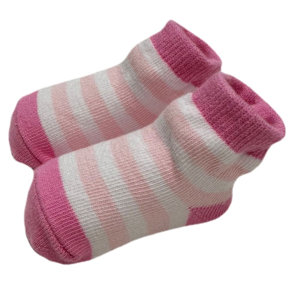 Smart Baby - 3pc-Set - Baby Girl Socks  - Pink