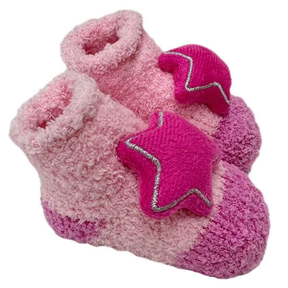 Smart Baby - 2pc-Set - Baby Girl Socks - Pink