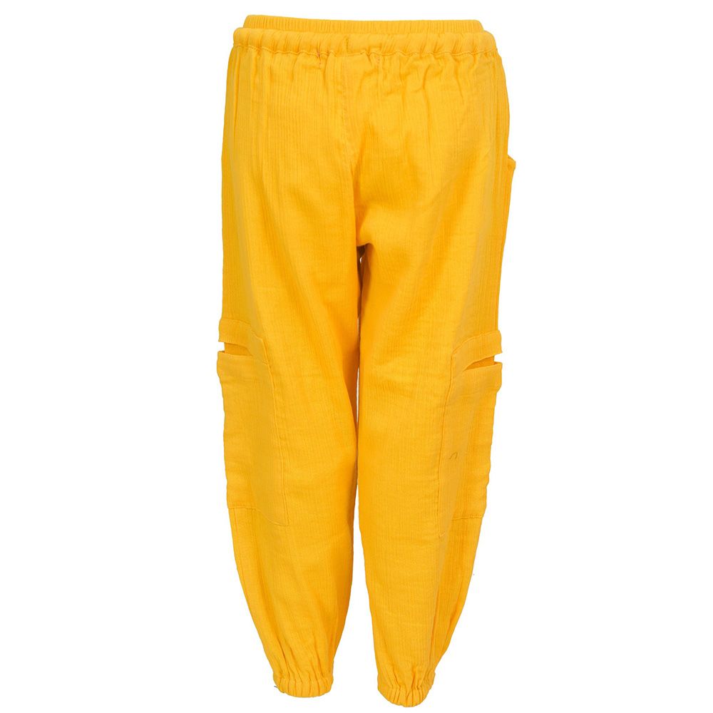 Nexgen Girls - Girl's Plain Harem Pants - Mustard