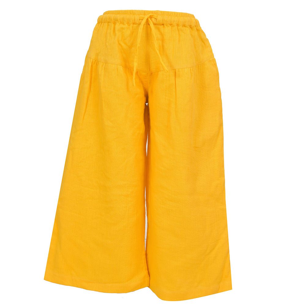 Nexgen Girls - Girl's Fully Elasticated Plain Pants - Mustard