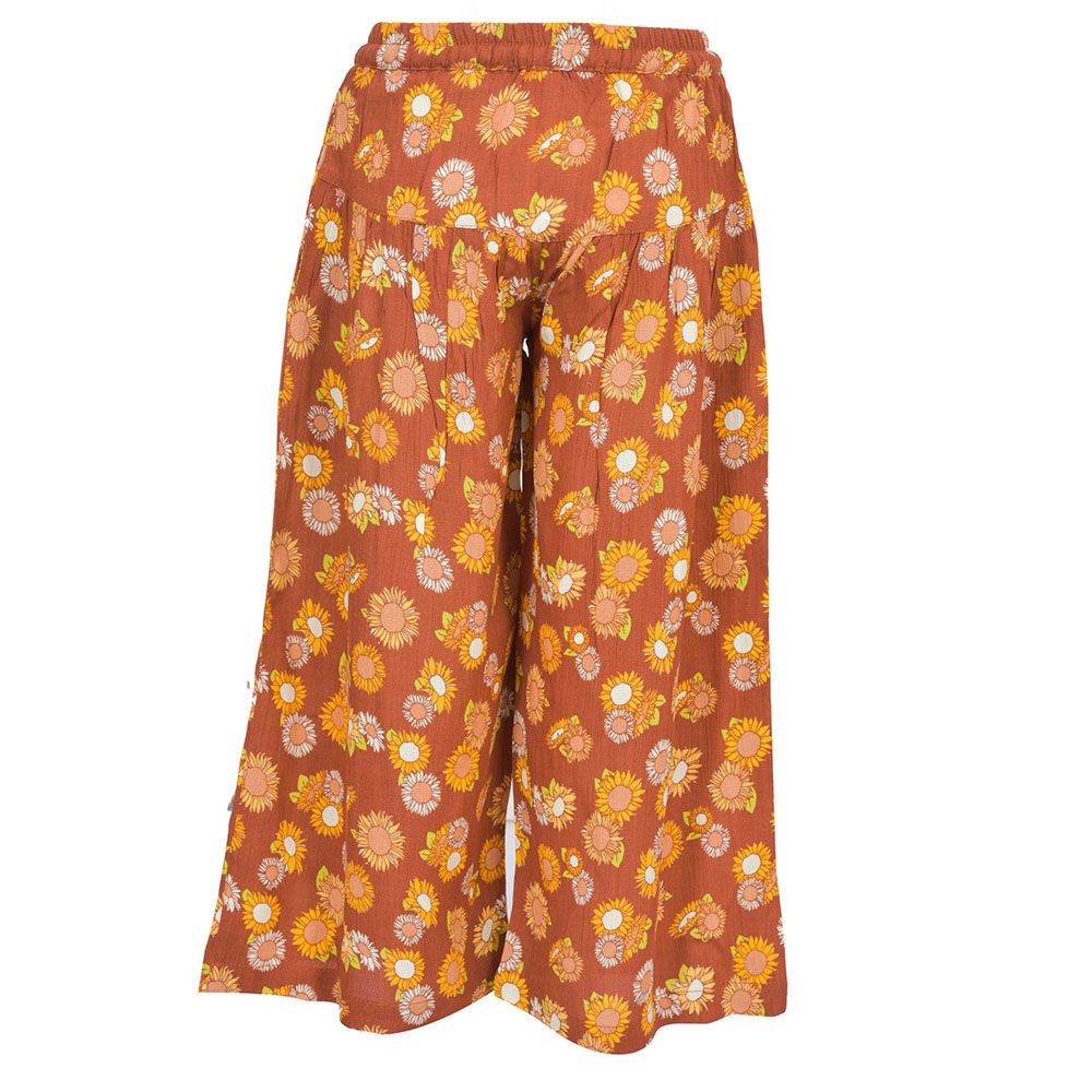 Nexgen Girls - Girl's Fully Elasticated Printed Pants - Brown