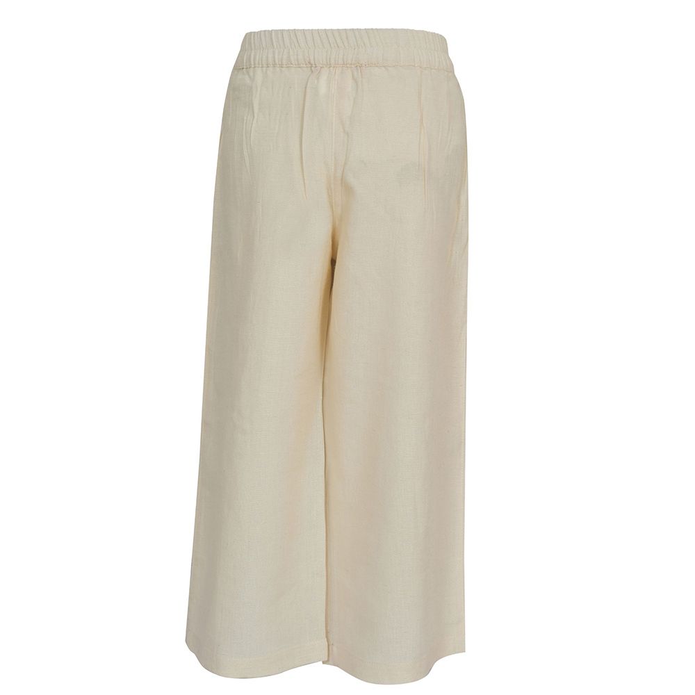 Nexgen Girls - Girl's Plain Wide Leg Pants - White