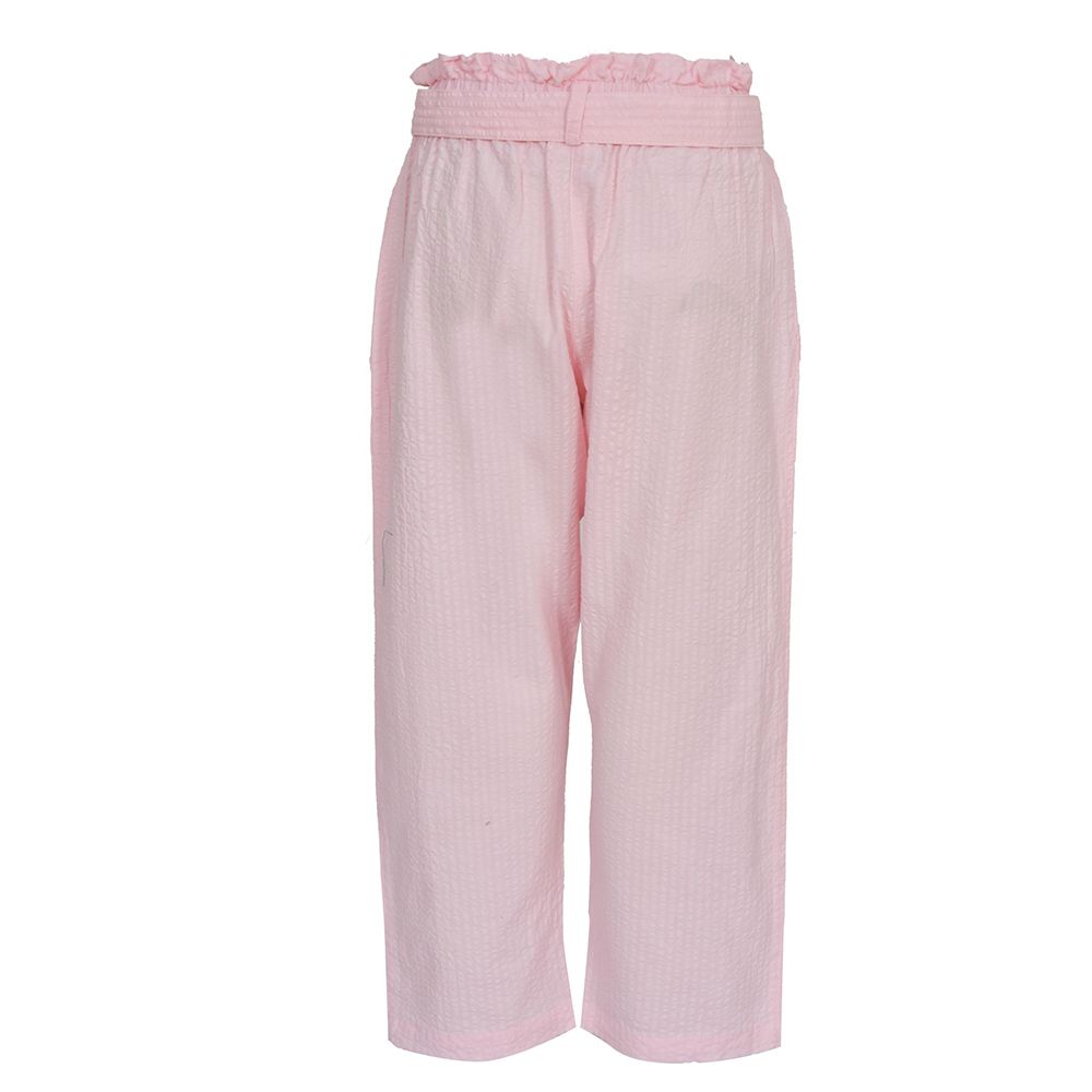 Nexgen Girls - Girl's Gathered Waist Plain Pants - Pink