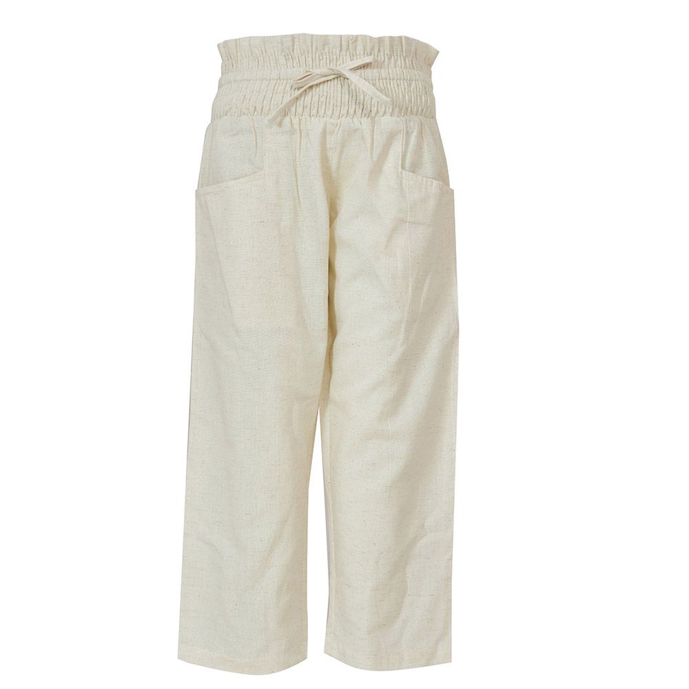 Nexgen Girls - Girl's Fully Elasticated Plain Pants - Light Beige