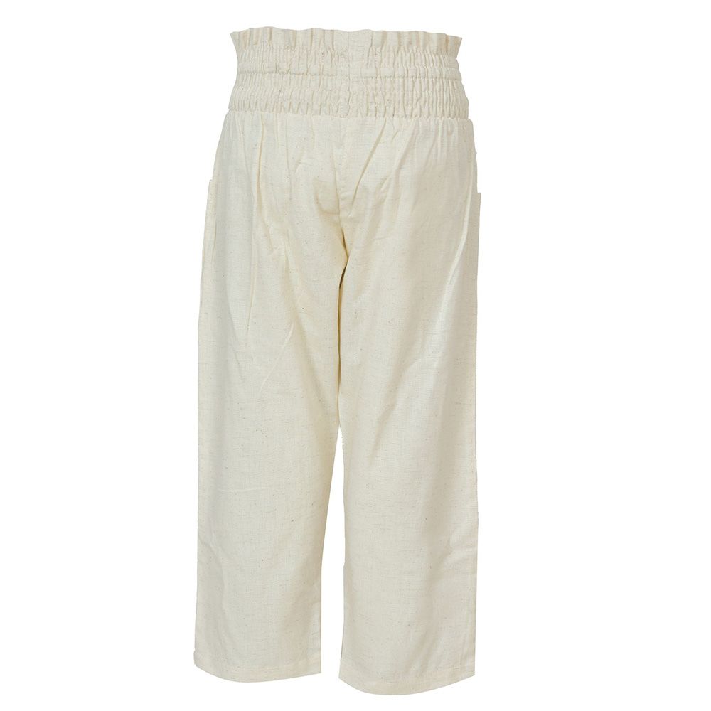 Nexgen Girls - Girl's Fully Elasticated Plain Pants - Light Beige