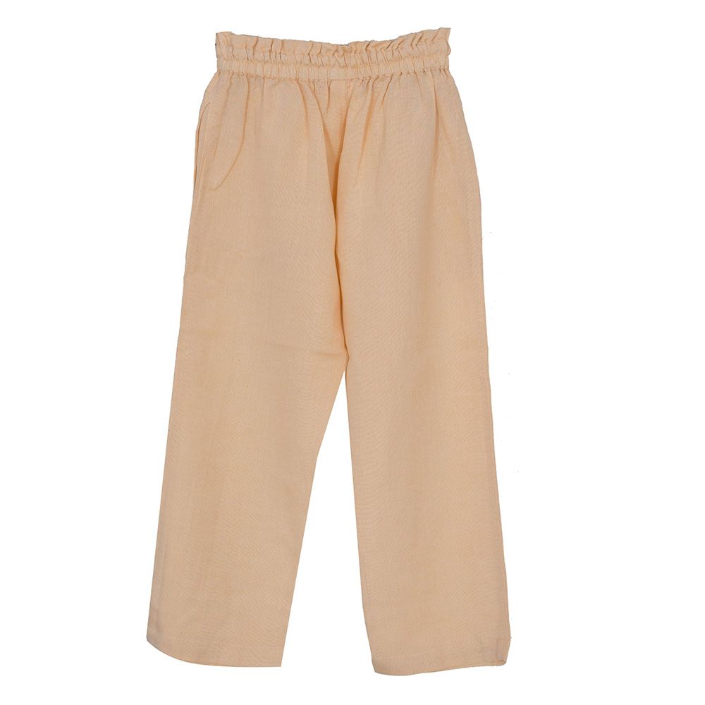 Nexgen Girls - Girl's Fully Elasticated Plain Pants - Peach