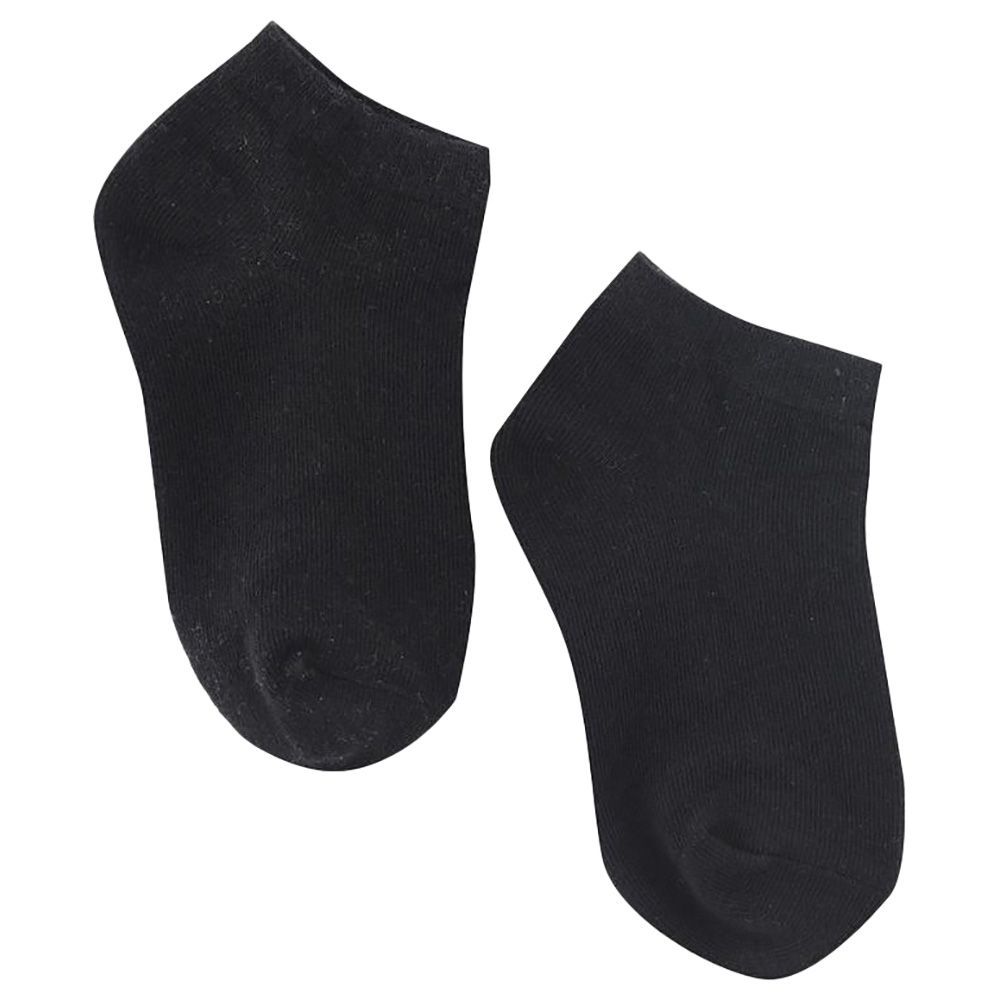 Genius - 3pc-Set - Kids Trainer Socks - Black 