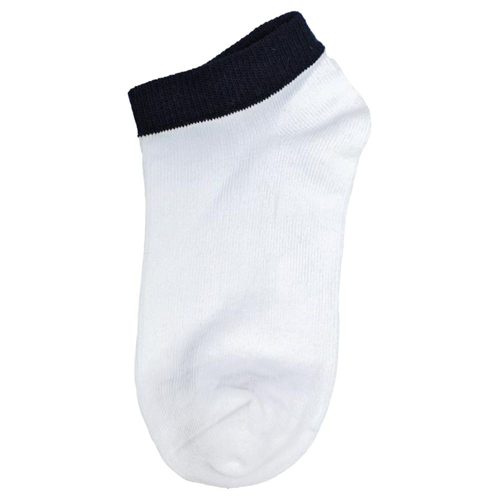 Genius - 3pc-Set - Boy Trainer Socks - White/Navy 