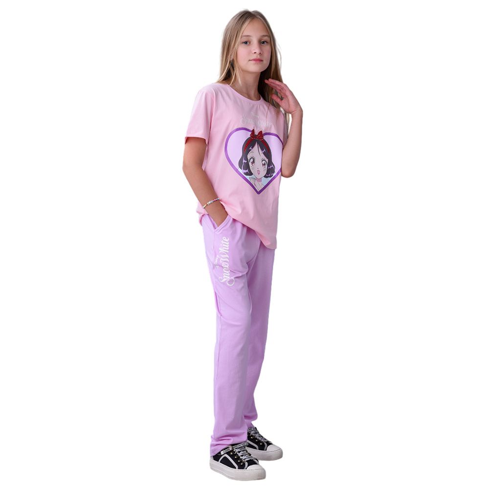 Disney - 2pc-Set - Snow White T-Shirt w/ Pants - Pink/Pastel