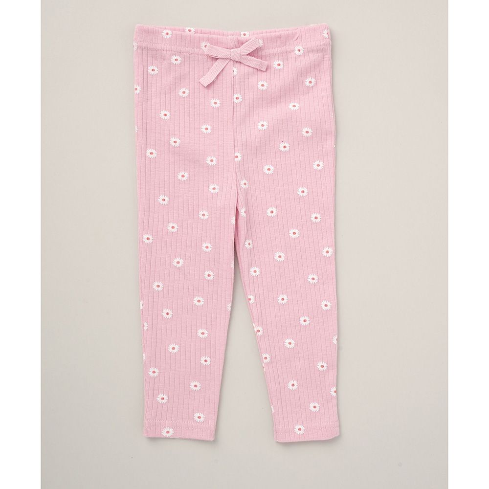 Lily & Jack - 3pc-Set - Baby Girl Top, Leggings And Headband - Pink