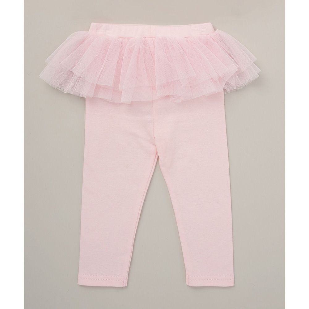 Lily & Jack - 3pc-Set - Baby Girl Top, Leggings And Headband - Baby Pink