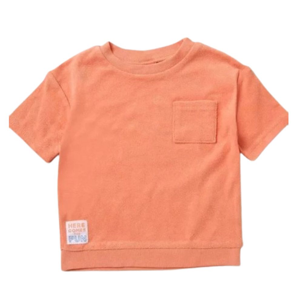 Lily & Jack - 3pc-Set - T-Shirt, Shorts And Sunglasses - Orange/Blue