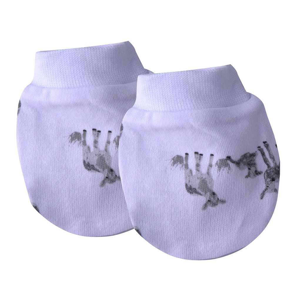 Rock A Bye Baby - 5pc-Set - Unisex Deer Gift Set - White