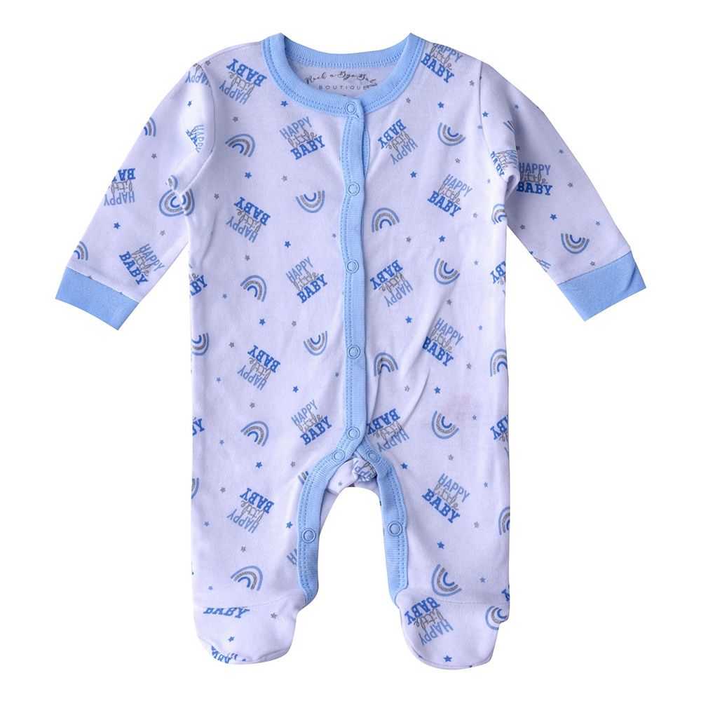 Rock A Bye Baby - 5pc-Set - Baby Boy Gift Set - Baby Blue