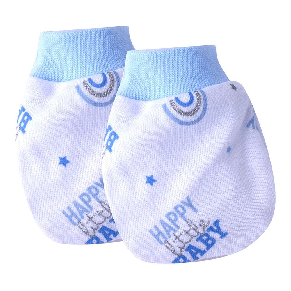 Rock A Bye Baby - 5pc-Set - Baby Boy Gift Set - Baby Blue