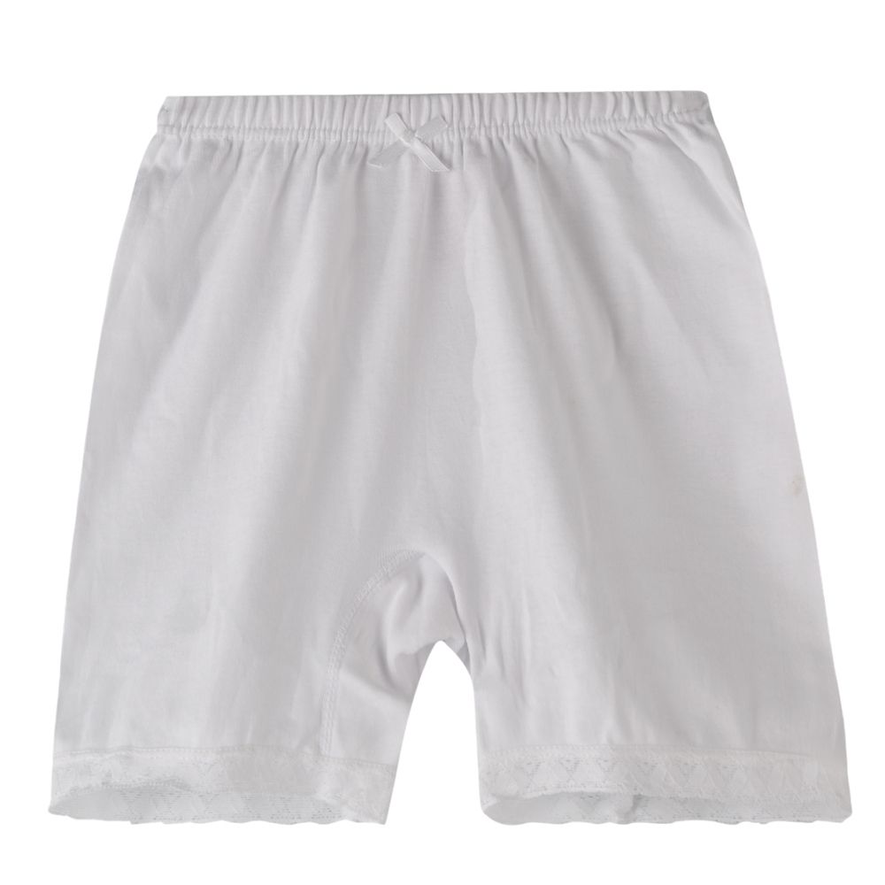 Zebra Crossing - 3pc-Set - Girl's Half Pants - White