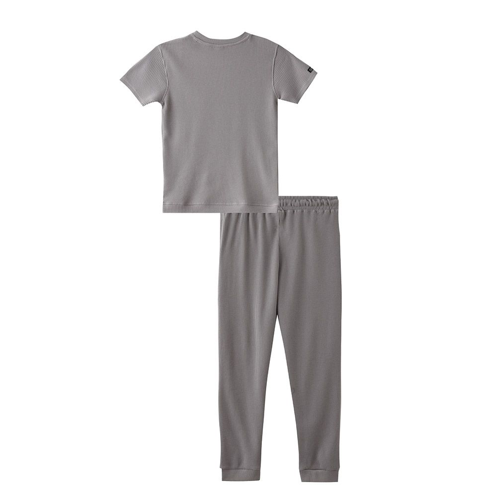 Genius - 2pc-Set - Boy's Half Sleeve T-Shirt w/ Pants - Grey