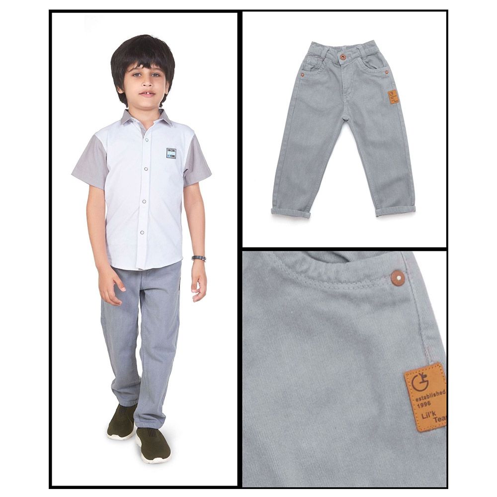 Little Kangaroos - Boy Denim Jeans - Grey