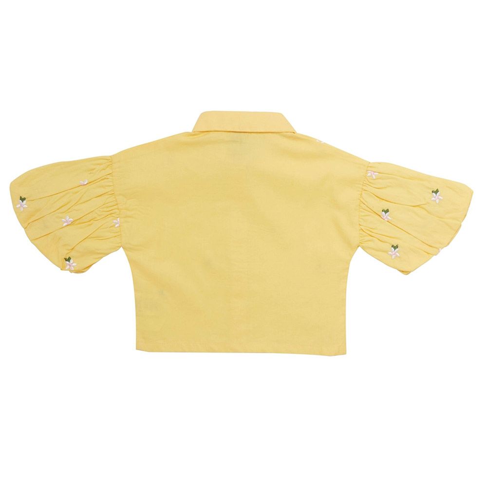 Little Kangaroos - Girl Collar Neck Printed Blouse - Mango