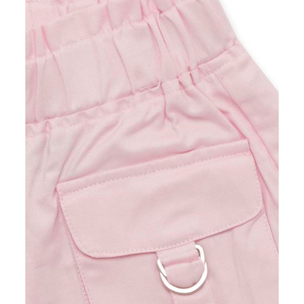 Little Kangaroos - Girl Full Elastic Shorts - Baby Pink