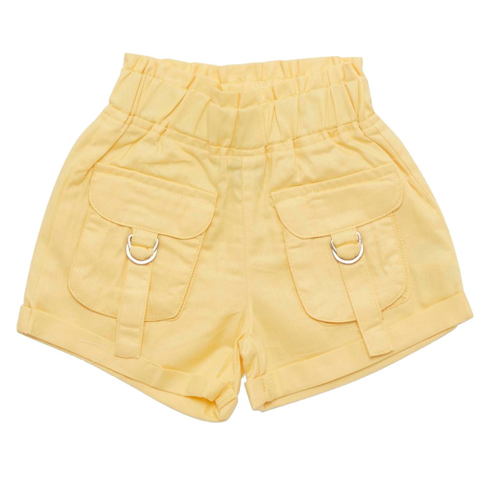 Little Kangaroos - Girl Full Elastic Shorts - Yellow