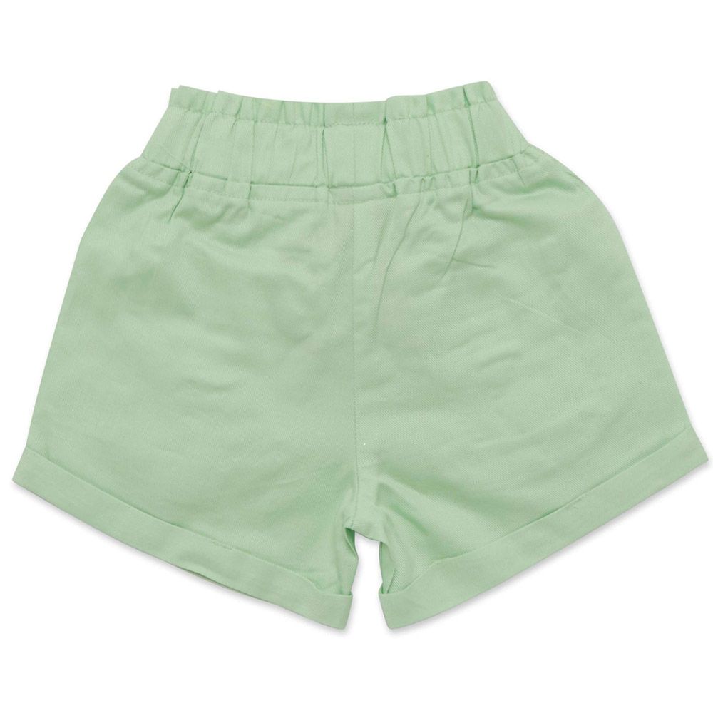 Little Kangaroos - Girl Full Elastic Shorts - Mint