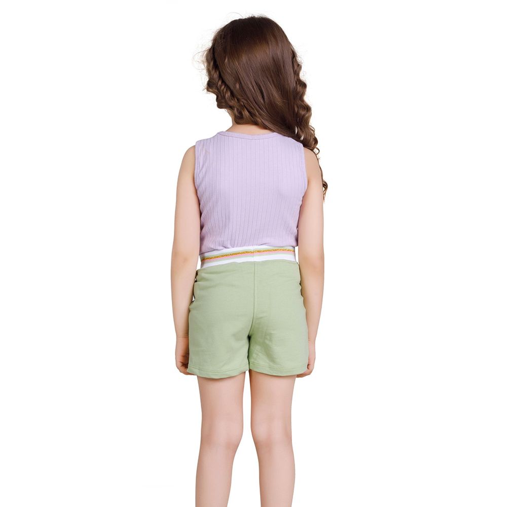 Little Kangaroos - Girl Full Elastic Skort - Pista