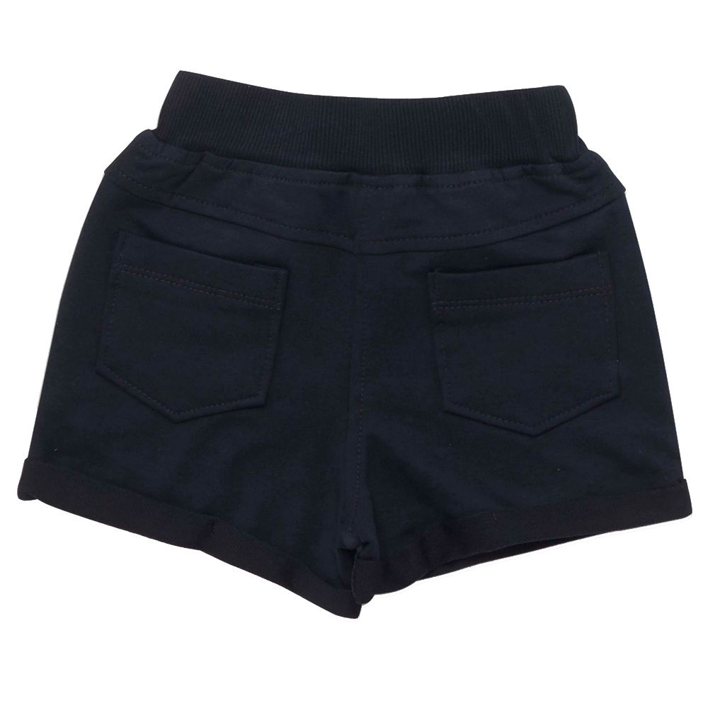 Little Kangaroos - Girl Full Elastic Shorts - Navy