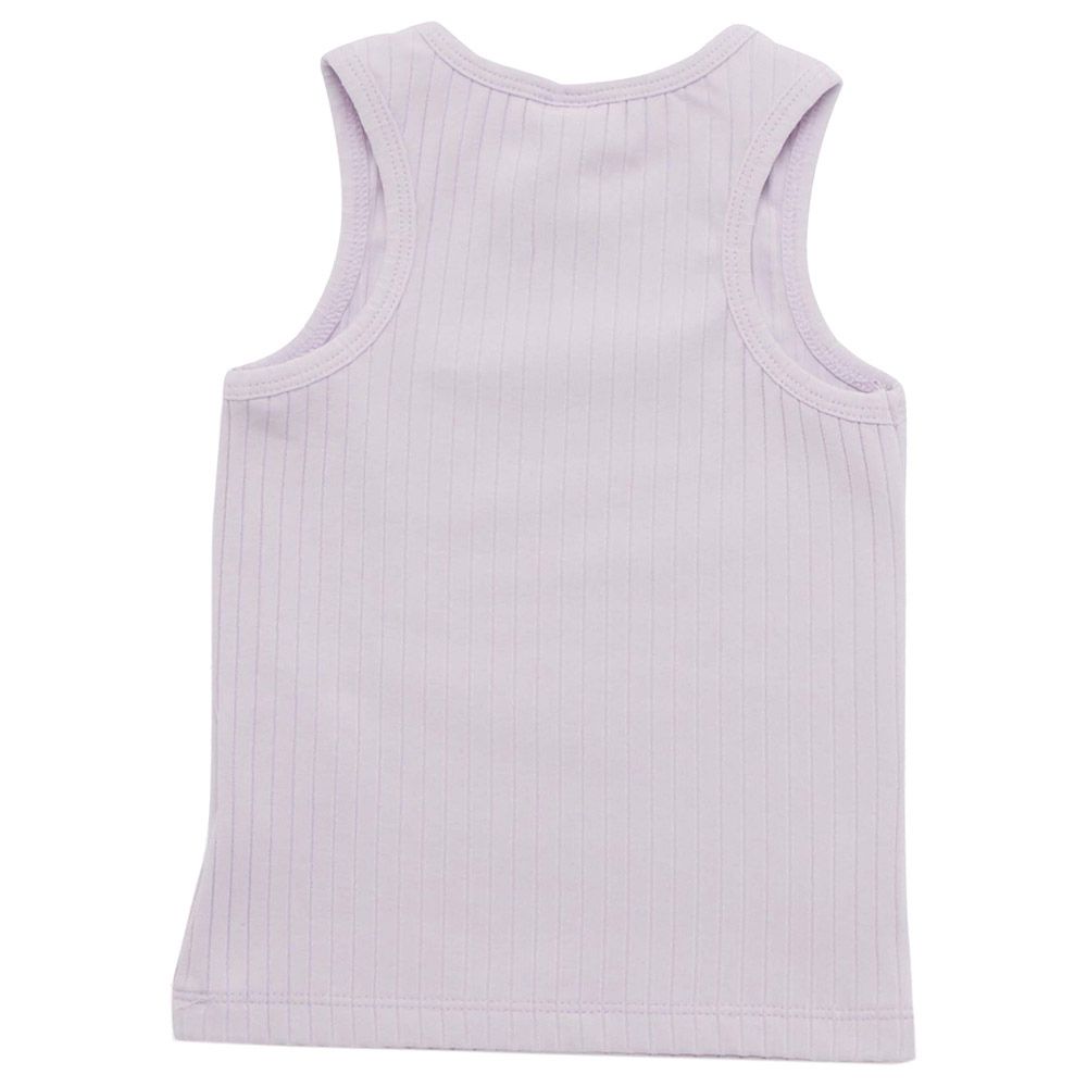 Little Kangaroos - Girl Round Neck Sleeveless T-Shirt - Orchid