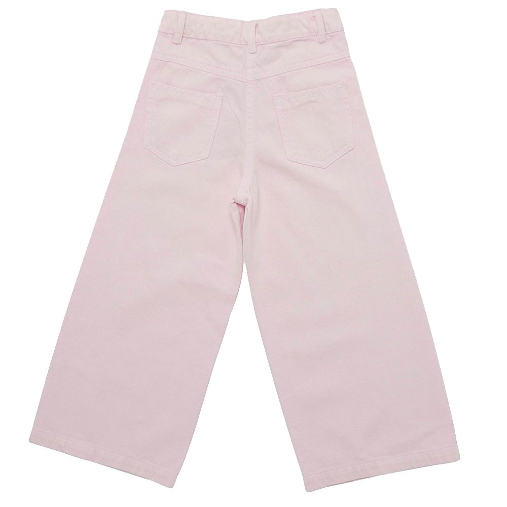 Little Kangaroos - Girl Semi Elastic Wide Legged Pants - Baby Pink