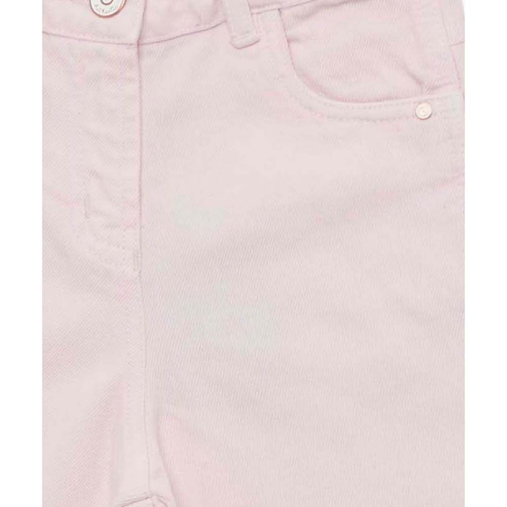 Little Kangaroos - Girl Semi Elastic Wide Legged Pants - Baby Pink