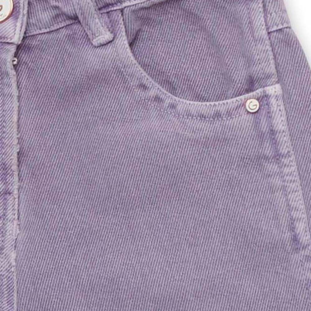 Little Kangaroos - Girl Semi Elastic Wide Legged Pants - Purple