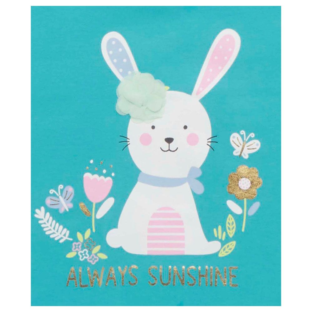 Little Kangaroos - Baby Girl Always Sunshine T-Shirt - Emerald